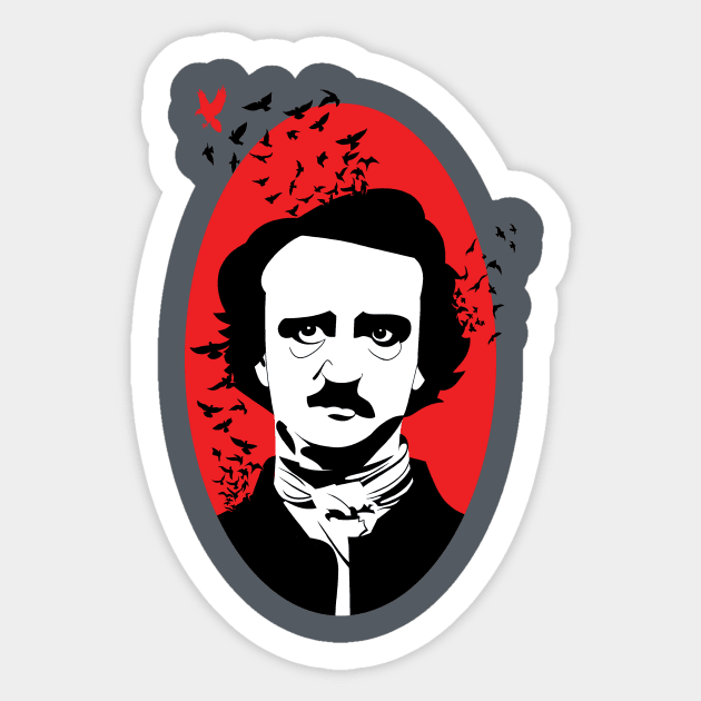 Poe Sticker by jareddraws